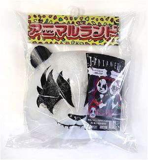 Panda Metal Black Rubber Mask