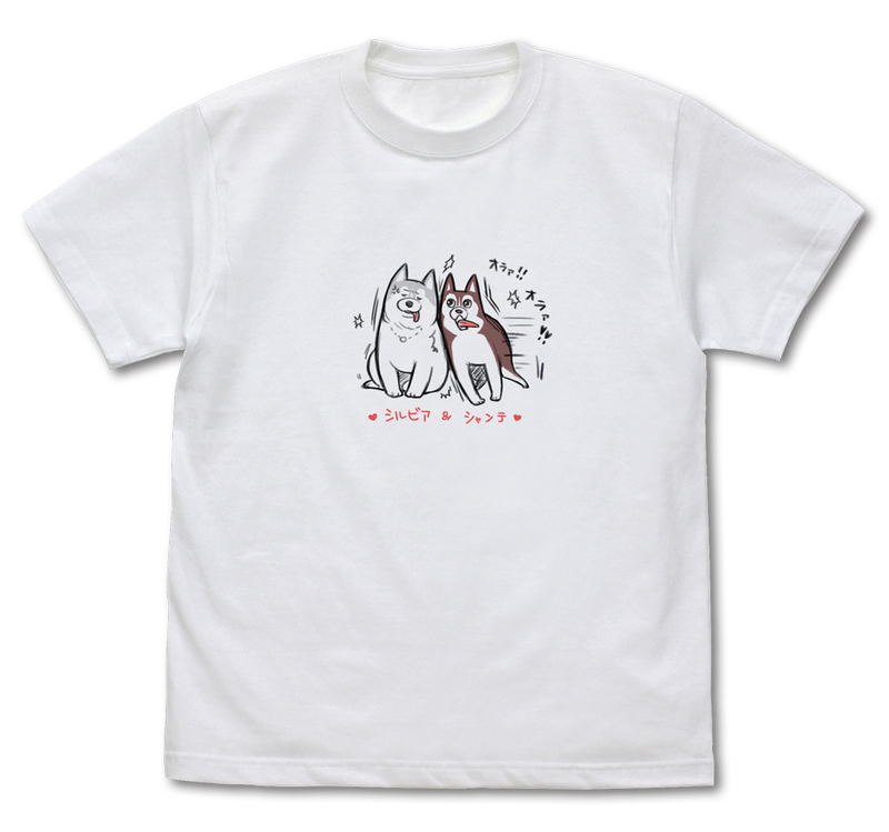 Hamaji - Silvia And Chanter's Graffiti T-shirt White (S Size) image 1