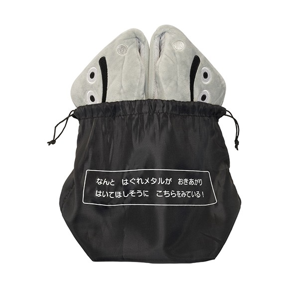 Dragon Quest Travel Folding Slippers Liquid Metal Slime (Re-run) image 3