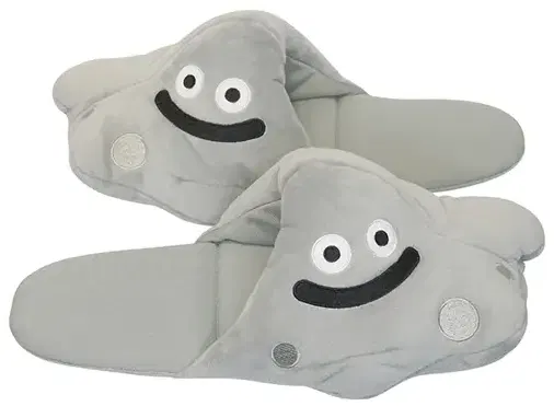 Dragon Quest Travel Folding Slippers Liquid Metal Slime (Re-run) image 1