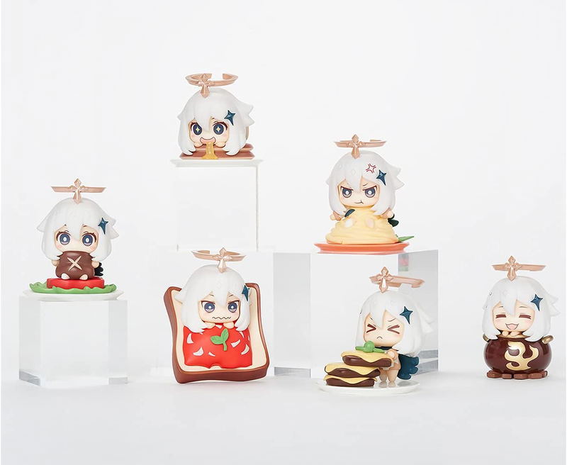 Genshin Impact Paimon Mascot Figure Collection: Paimon is Not Emergency Food! (Set of 6 Pieces) (Re-run) image 1