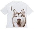 Hamaji - Chante Big Silhouette T-shirt White (XL Size) thumbnail 1