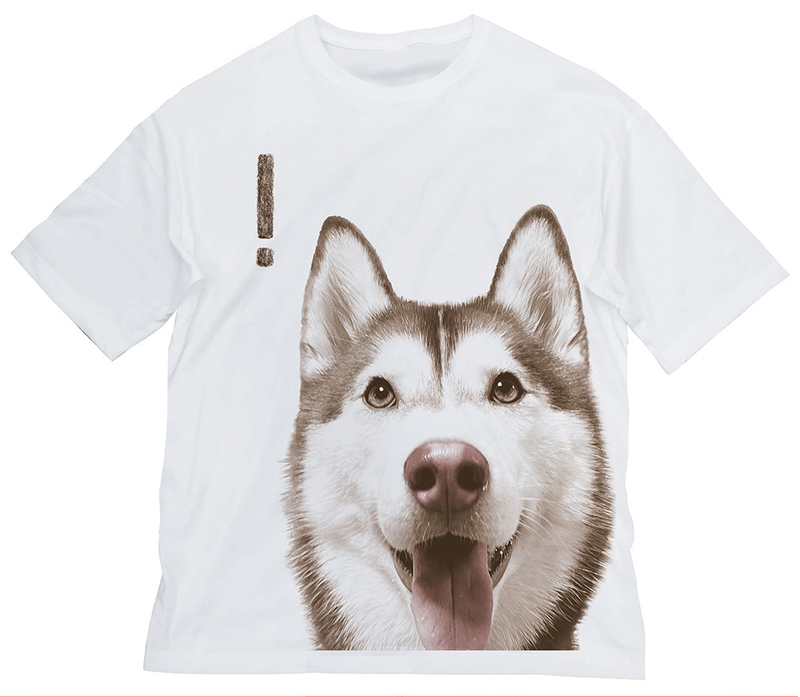 Hamaji - Chante Big Silhouette T-shirt White (XL Size) image 1