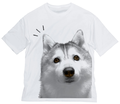 Hamaji - Silvia Big Silhouette T-shirt White (XL Size) thumbnail 1