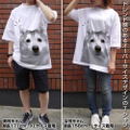 Hamaji - Silvia Big Silhouette T-shirt White (XL Size) thumbnail 2