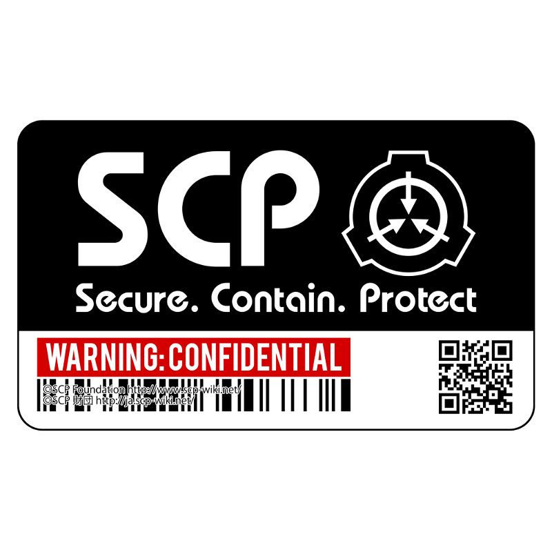 Scp Foundation Water Resistant Sticker