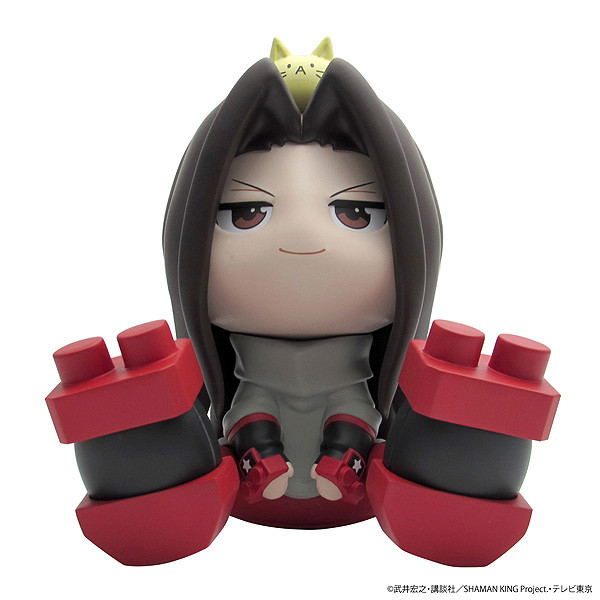 Shaman King Binivini Baby Soft Vinyl Figure: Asakura Hao image 2