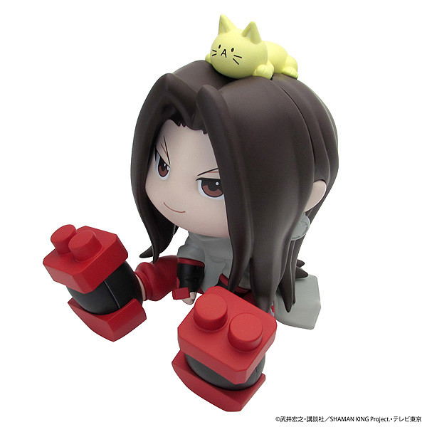 Shaman King Binivini Baby Soft Vinyl Figure: Asakura Hao image 3