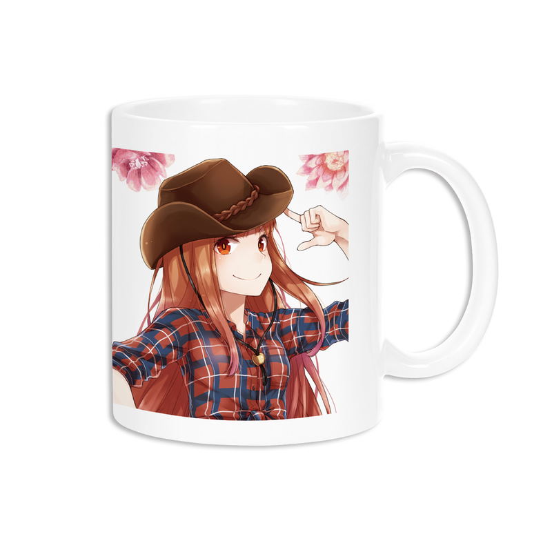 Spice And Wolf: Ju Ayakura New Illustration - Holo Western Girl Version Mug image 1