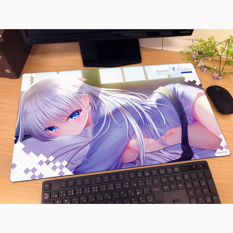 Summer Pockets Reflection Blue: Sleeping Naruse Shiroha Rubber Mat image 2