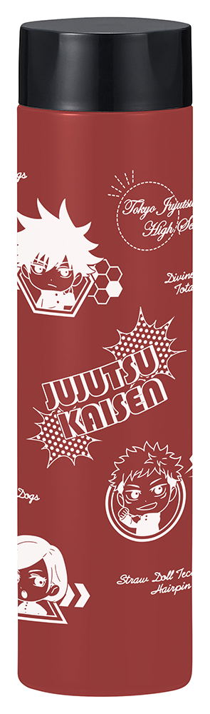 Jujutsu Kaisen Mini Stainless Bottle First-year Student Pattern Red image 1
