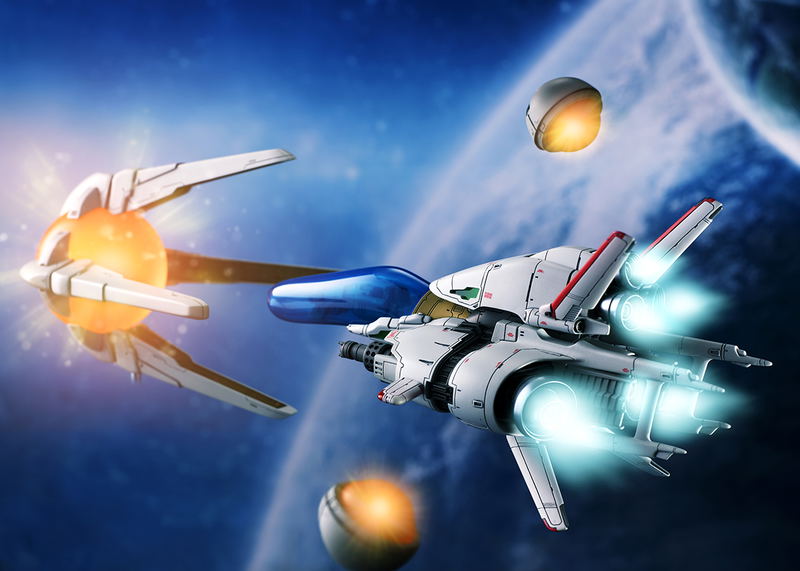 R-TYPE 1/120 Scale Pre-Painted Figure: R-90 Ragnarok image 20