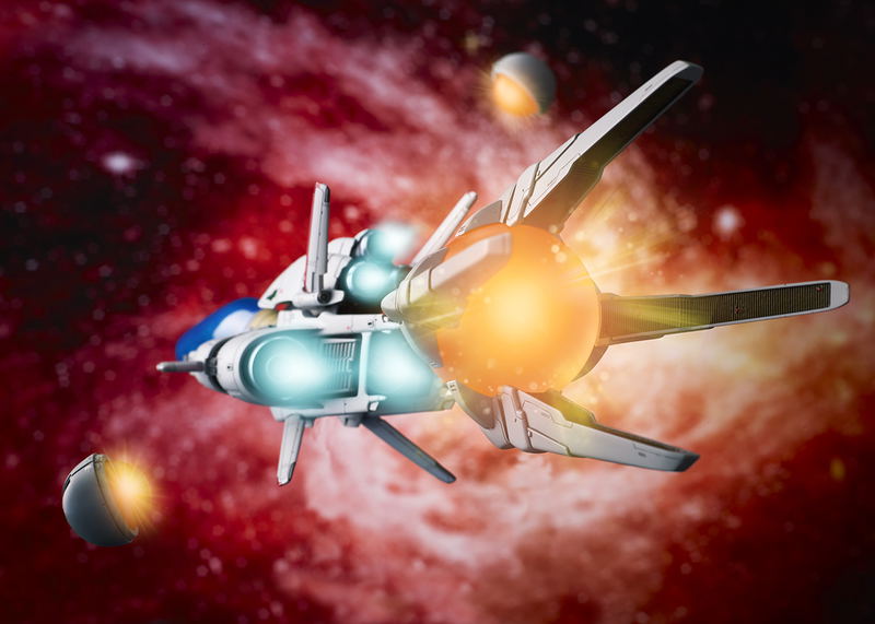 R-TYPE 1/120 Scale Pre-Painted Figure: R-90 Ragnarok image 23