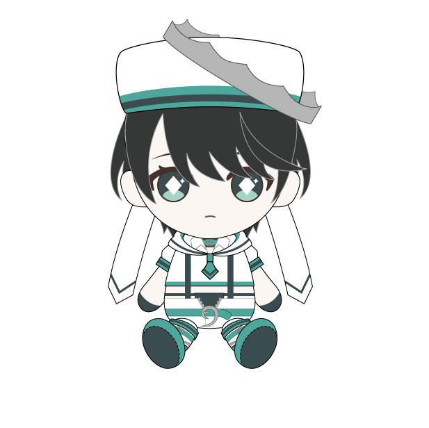 Clock over ORQUESTA Chibi Plush: Konoe Kokonoe Neverland Appearance image 1