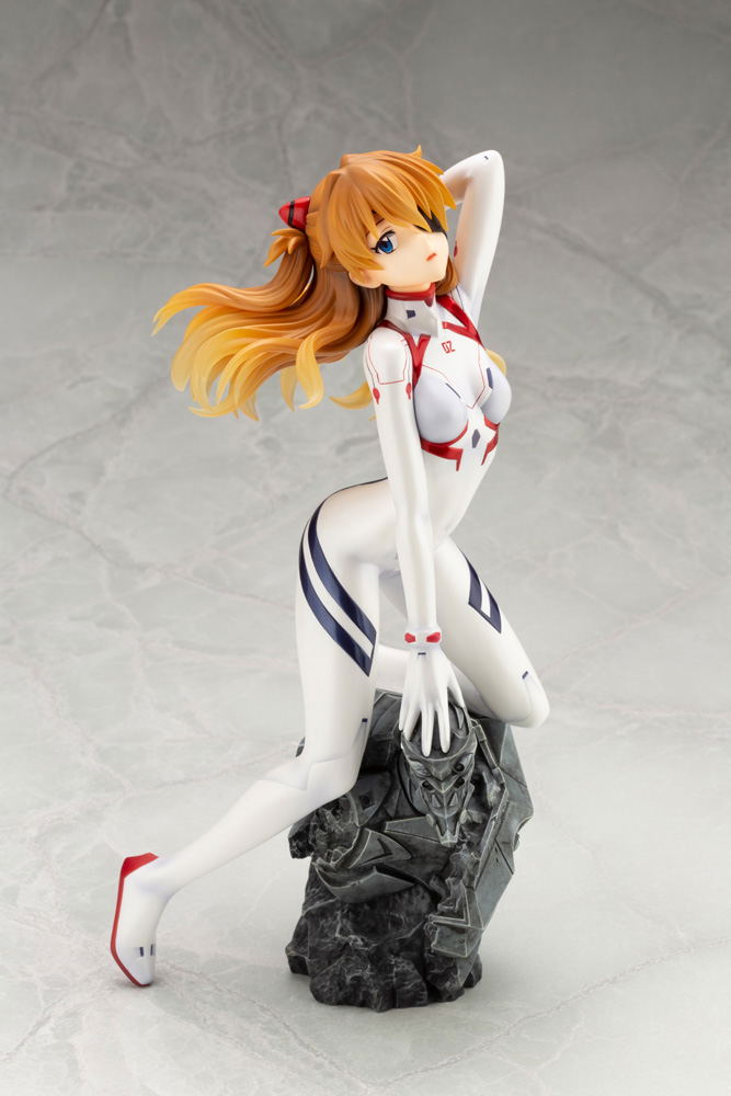 Evangelion 3.0+1.0 Thrice Upon a Time 1/6 Scale Pre-Painted Figure: Asuka Shikinami Langley White Plugsuit Ver. image 2