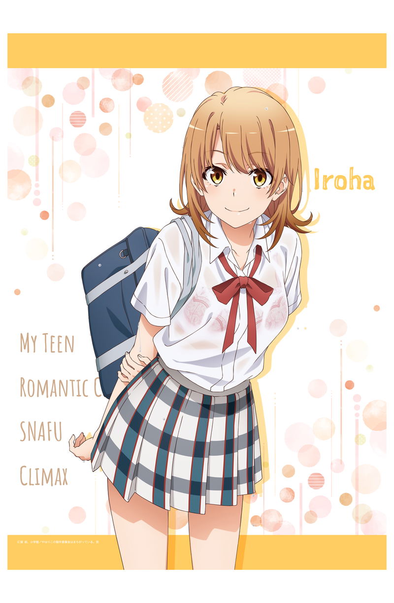 My Teen Romantic Comedy SNAFU Climax! - Iroha Shelter From The Rain New Illustration B2 Wall Scroll (Re-run) image 1