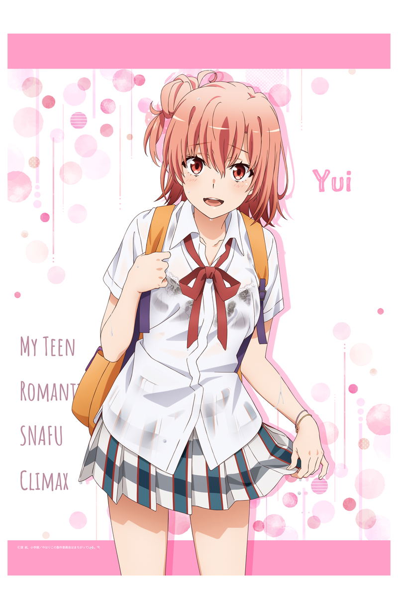 My Teen Romantic Comedy SNAFU Climax! - Yui Shelter From The Rain New Illustration B2 Wall Scroll (Re-run) image 1