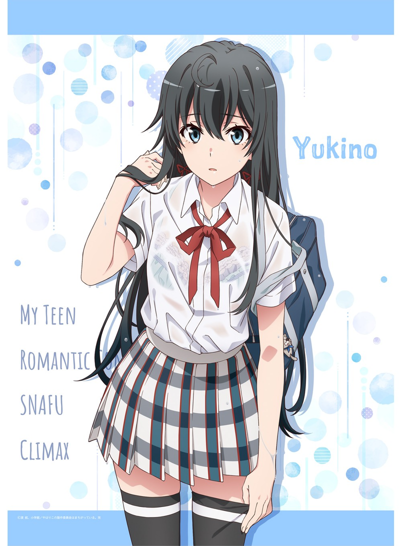 My Teen Romantic Comedy SNAFU Climax! - Yukino Shelter From The Rain New Illustration B2 Wall Scroll (Re-run) image 1