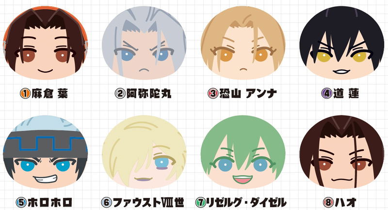 Shaman King Omanjuu Niginigi Key Chain (Set of 8 pieces) image 2