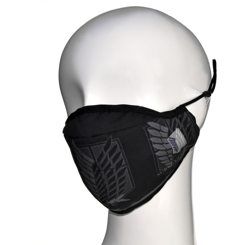 Attack On Titan -Emblem Eren Black- Mask image 2