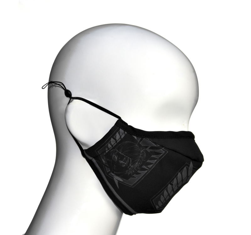 Attack On Titan -Emblem Eren Black- Mask image 3