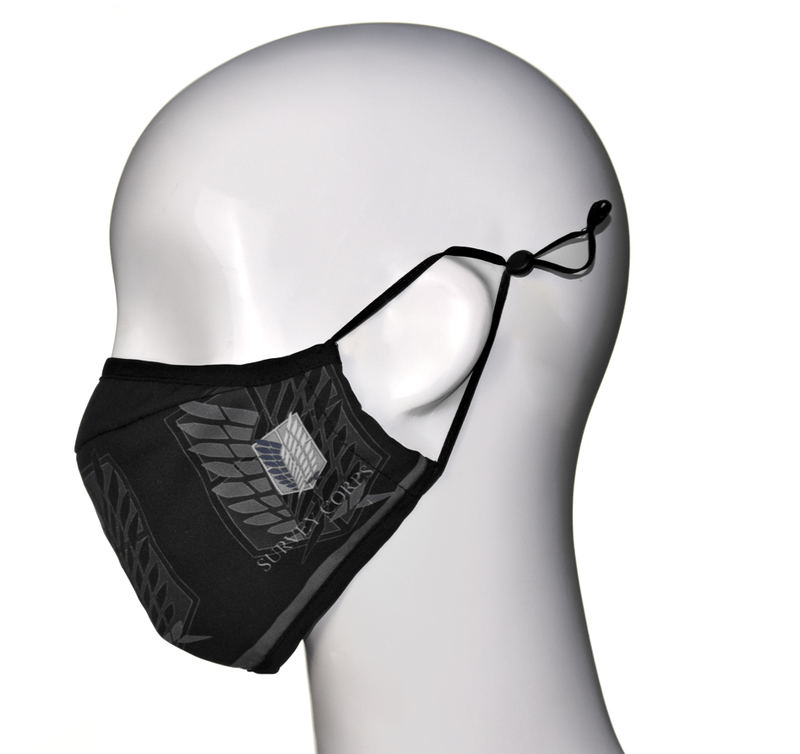Attack On Titan -Emblem Eren Black- Mask image 4