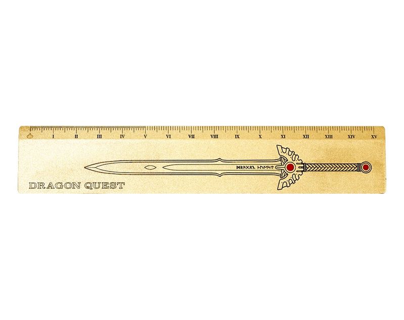 Dragon Quest: Sword Of Erdrick 35th Anniversary Version Metal Ruler (15cm) image 1