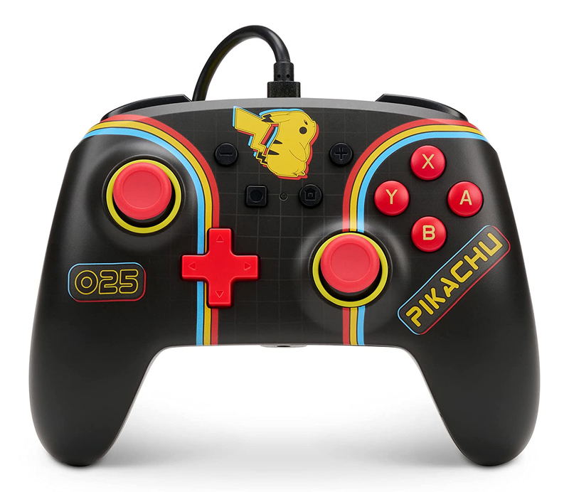 PowerA Enhanced Wired Controller for Nintendo Switch (Pikachu Arcade) image 1