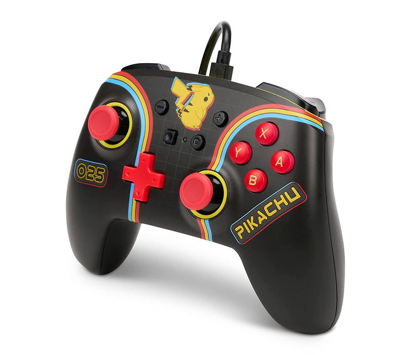 PowerA Enhanced Wired Controller for Nintendo Switch (Pikachu Arcade) image 4