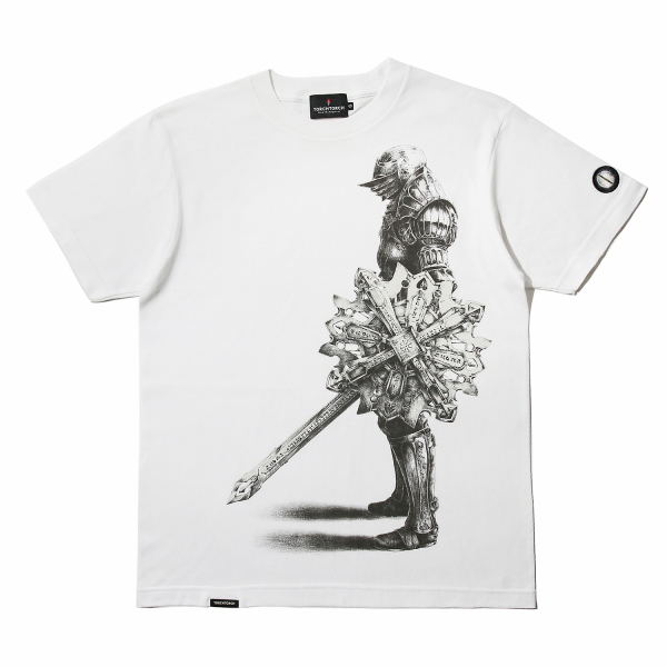 Demon's Souls Torch Torch T-shirt Collection: Ostrava Of Boletaria Vanilla White (XL Size) image 1
