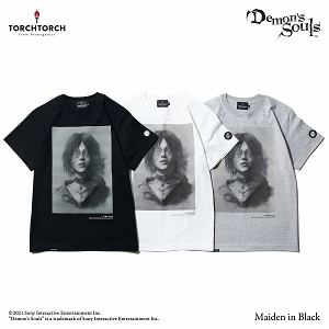 Demon's Souls Torch Torch T-shirt Collection: Maiden in Black Black (M Size)