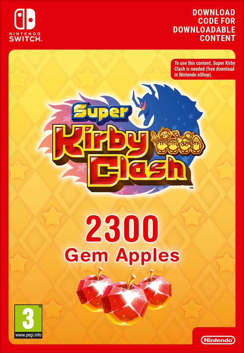 Super Kirby Clash: 2300 Gem Apples <span class="ext ext_Nintendo®️ Switch Digital">Nintendo®️ Switch Digital</span> <span class="ext ext_digital">digital</span> image 1
