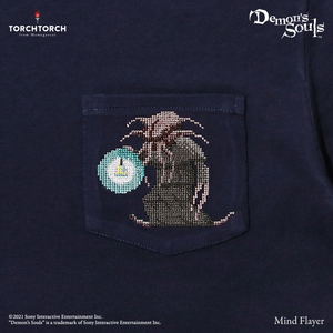 Demon's Souls Torch Torch T-shirt Collection: Latria Octopus Jailer In The Tower Navy (S Size)_