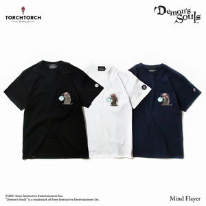 Demon's Souls Torch Torch T-shirt Collection: Latria Octopus Jailer In The Tower Navy (S Size)_