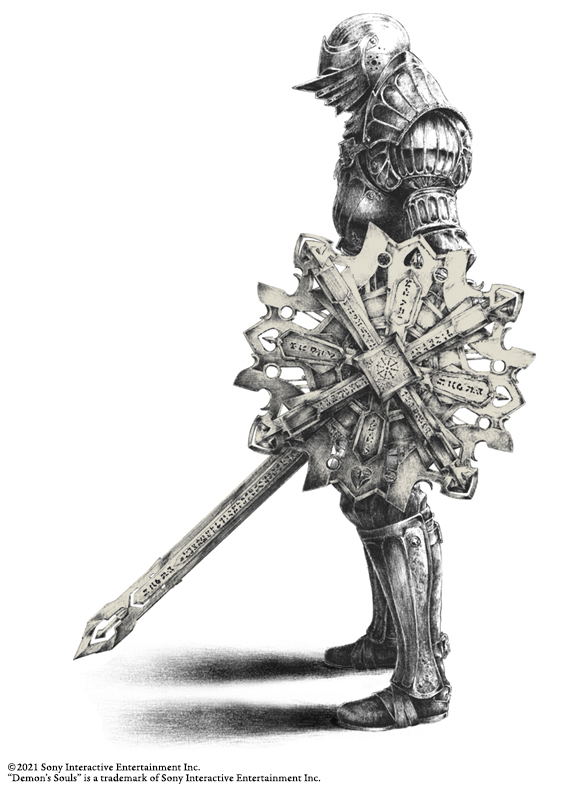 Demon's Souls Torch Torch T-shirt Collection: Ostrava Of Boletaria Black (S Size) image 6