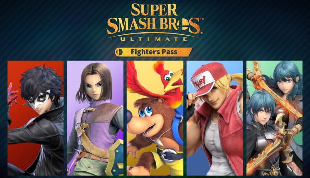Super Smash Bros Ultimate: Fighters Pass (DLC) <span class="ext" style="background-color: #B0000F; color: #FFFFFF;">DLC</span> <span class="ext ext_Nintendo®️ Switch Digital">Nintendo®️ Switch Digital</span> <span class="ext ext_digital">digital</span> image 1