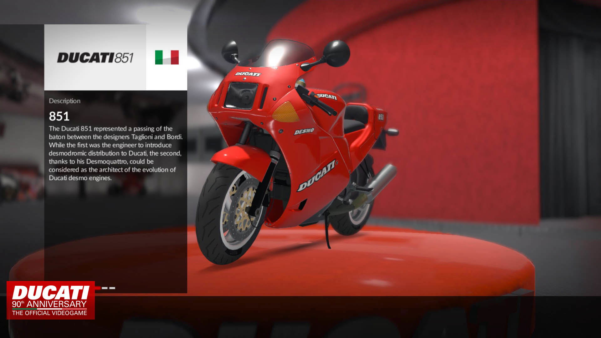 Ducati: 90th Anniversary STEAM digital for Windows, Steam Deck