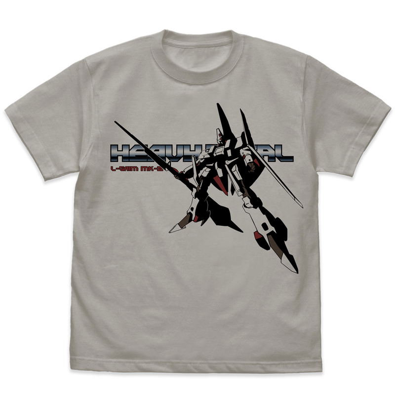 Heavy Metal L-Gaim: L-Gaim Mk-II T-shirt Light Gray (M Size) image 1