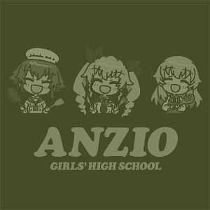 Girls Und Panzer Das Finale - Anzio High School T-shirt Moss (M Size)
