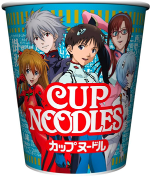 Nissin Cup Noodles: Neon Genesis Evangelion Pilot Seafood Flavor Instant Noodle_
