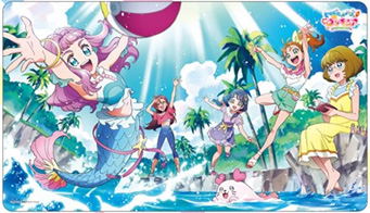 Tropical-Rouge! Precure Character Rubber Mat: (B) (ENR-052) image 1