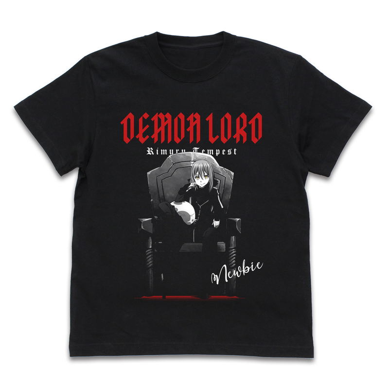 That Time I Got Reincarnated As A Slime - Demon Lord Rimuru Tempest T-shirt Black (XL Size) image 1