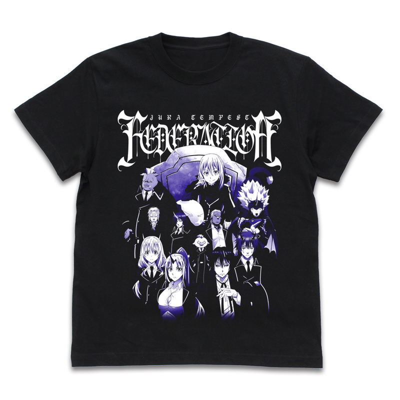 That Time I Got Reincarnated As A Slime - Jura Tempest Federation T-shirt Black (L Size) image 1