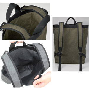 Ultraman Trigger - Guts-Select 2way Backpack Heather Charcoal