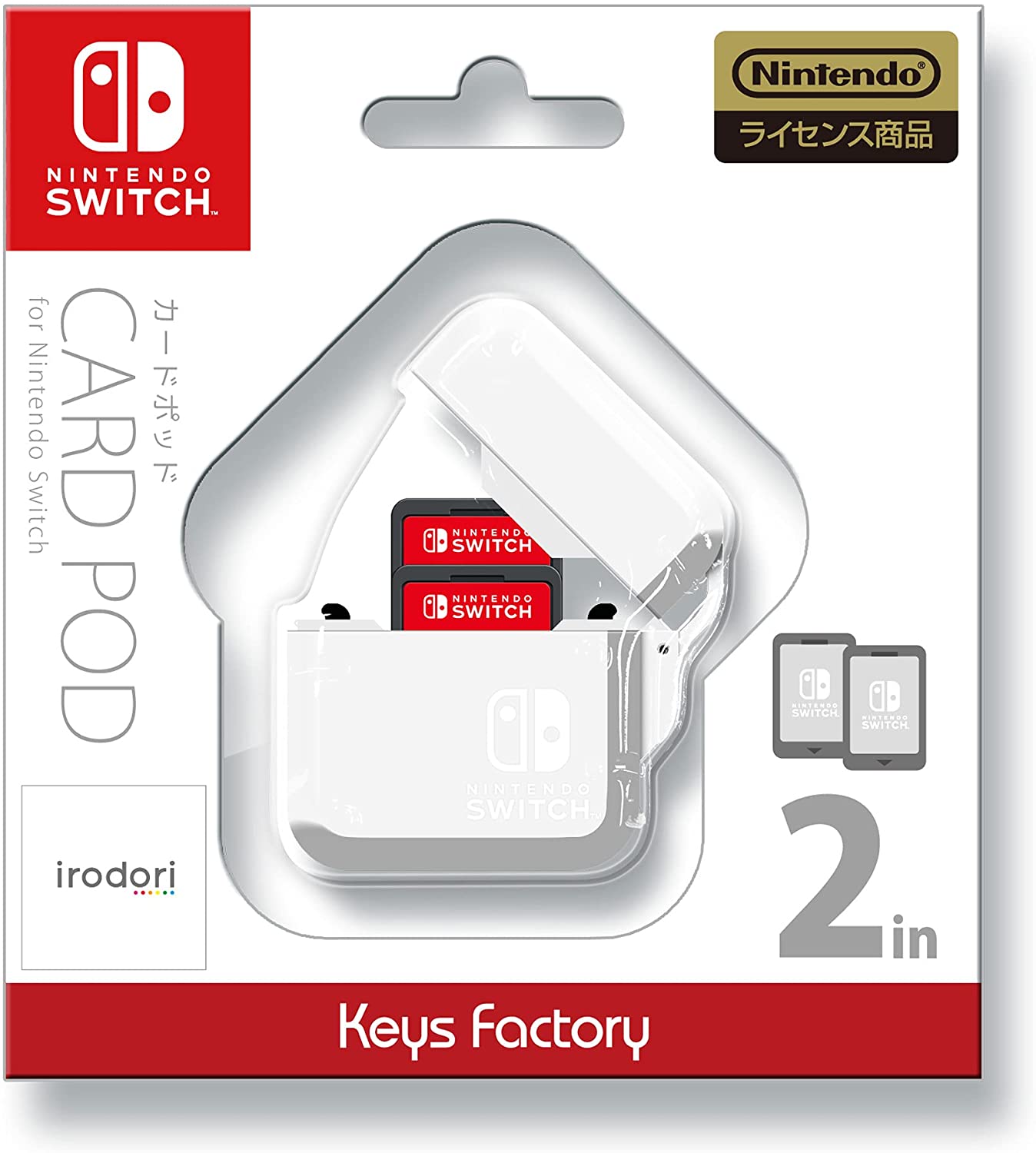 Card Pod for Nintendo Switch (White)