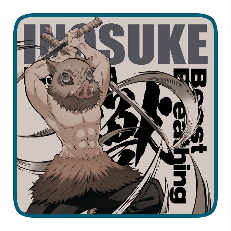 Demon Slayer: Kimetsu No Yaiba The Movie Mugen Train - Inosuke Hashibira Full Color Hand Towel image 1