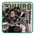 Demon Slayer: Kimetsu No Yaiba The Movie Mugen Train - Tanjiro Kamado Full Color Hand Towel thumbnail 1