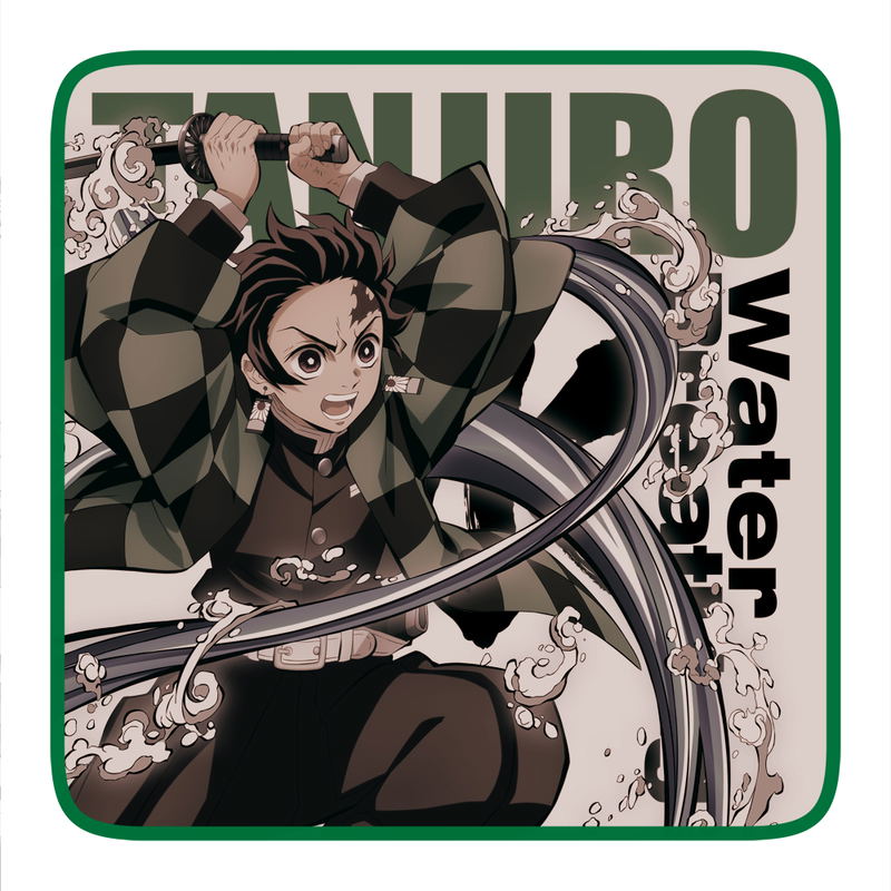 Demon Slayer: Kimetsu No Yaiba The Movie Mugen Train - Tanjiro Kamado Full Color Hand Towel image 1