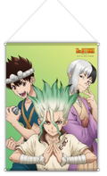 Dr. Stone: Ishigami Senku & Asagiri Gen & Chrome B2 Wall Scroll thumbnail 1