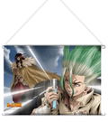 Dr. Stone: Ishigami Senku & Shishio Tsukasa B2 Wall Scroll thumbnail 1